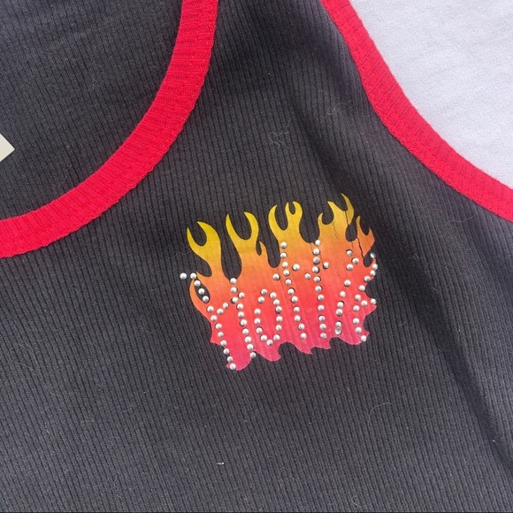 Y2K BEDAZZLED TANK TOP - Picture 2 of 3